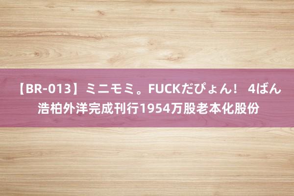 【BR-013】ミニモミ。FUCKだぴょん！ 4ばん 浩柏外洋完成刊行1954万股老本化股份