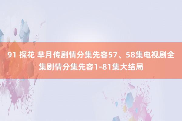 91 探花 芈月传剧情分集先容57、58集电视剧全集剧情分集先容1-81集大结局